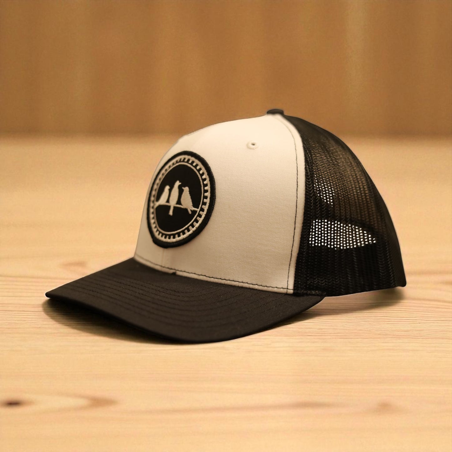 3 Bird Lifestyle Trucker Hat • White / Black • 3 Birds Only