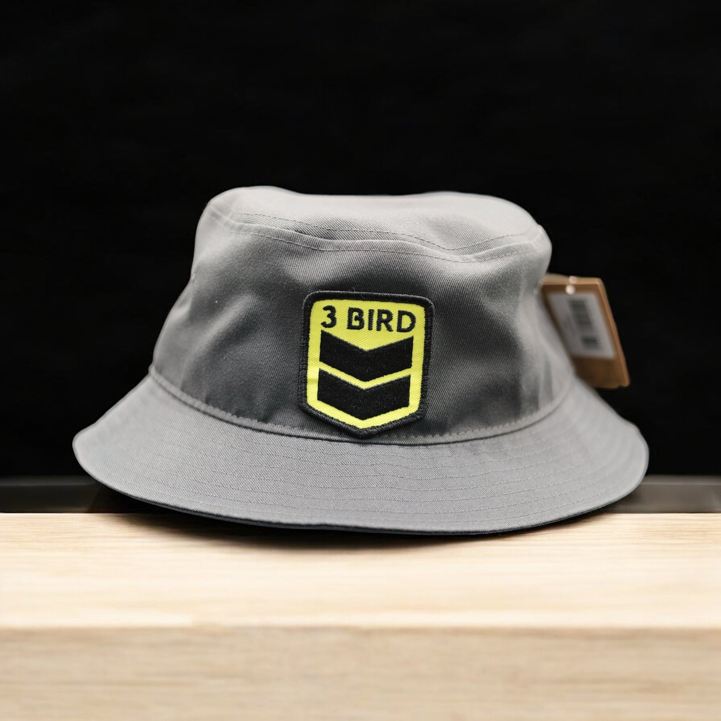 3 Bird Lifestyle Bucket Hat •Charcoal• 3 Bird Patch