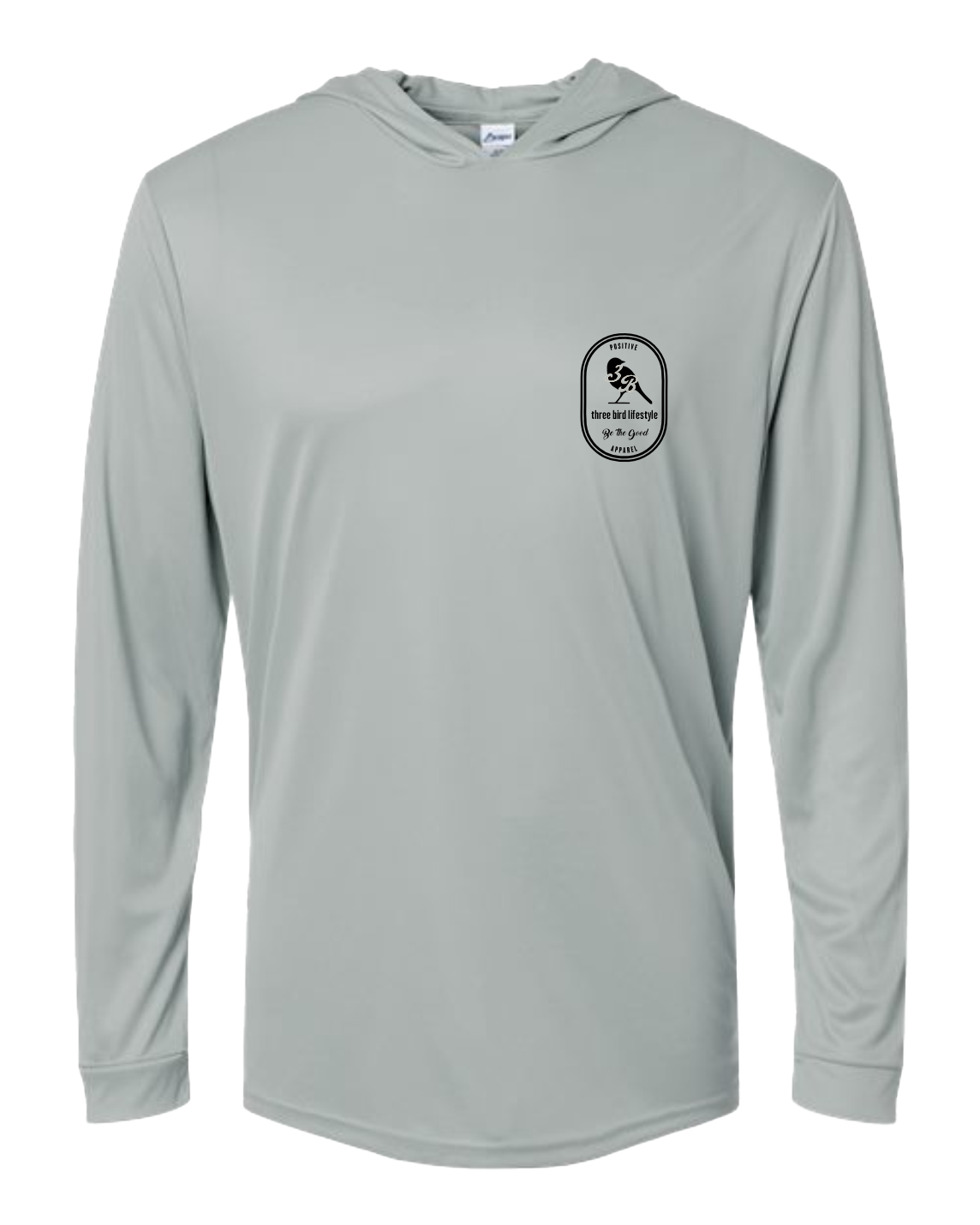 3 Bird Lifestyle Performance Hoodie • Dri-FIT Burst • Light Grey