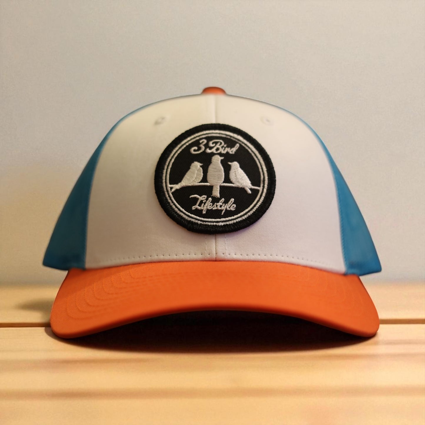 3 Bird Lifestyle Low Profile Trucker Hat • Tropic Trucker •3 Bird Lifestyle Patch
