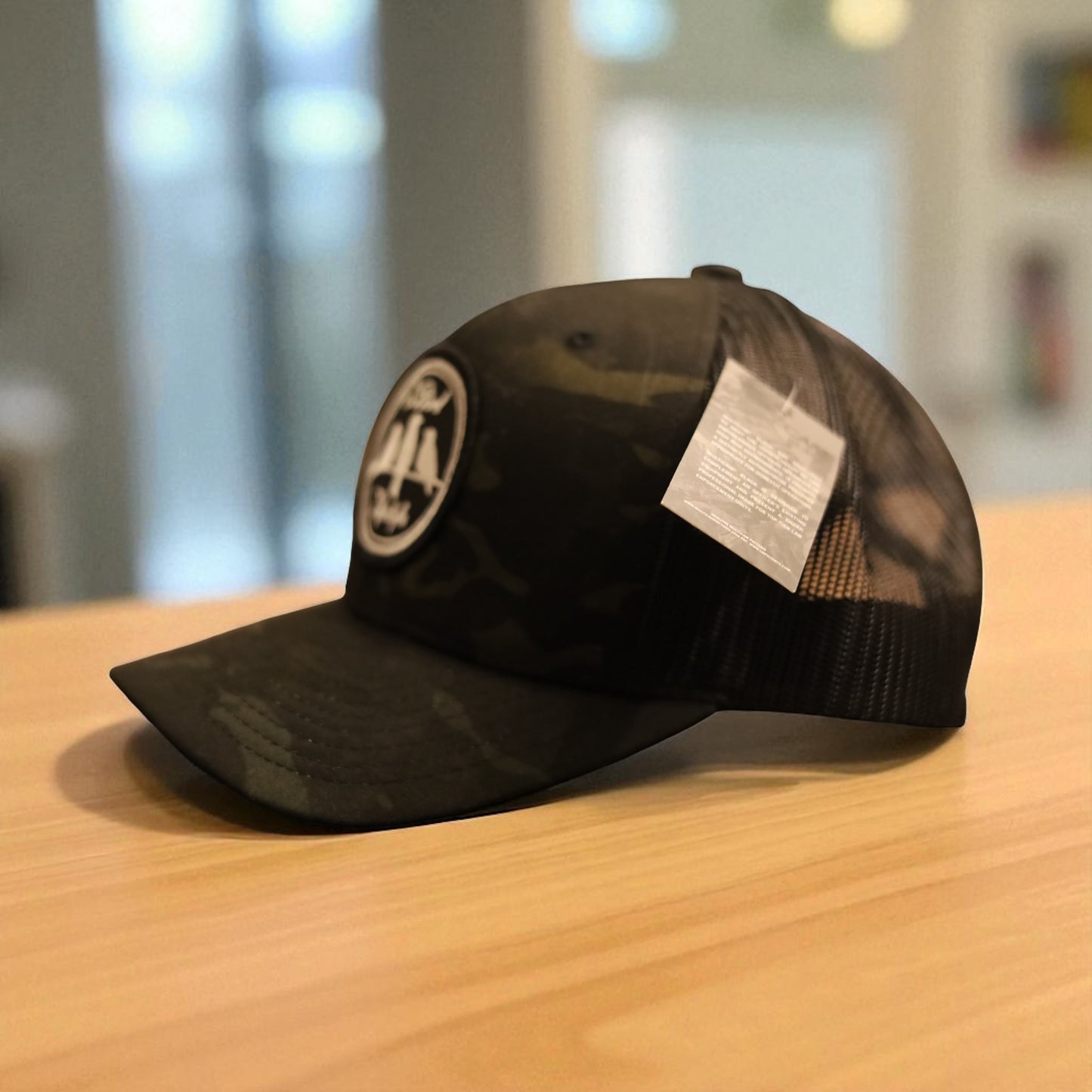 3 Bird Lifestyle Trucker Hat•Multicam Black & Black • 3 Bird Lifestyle Patch