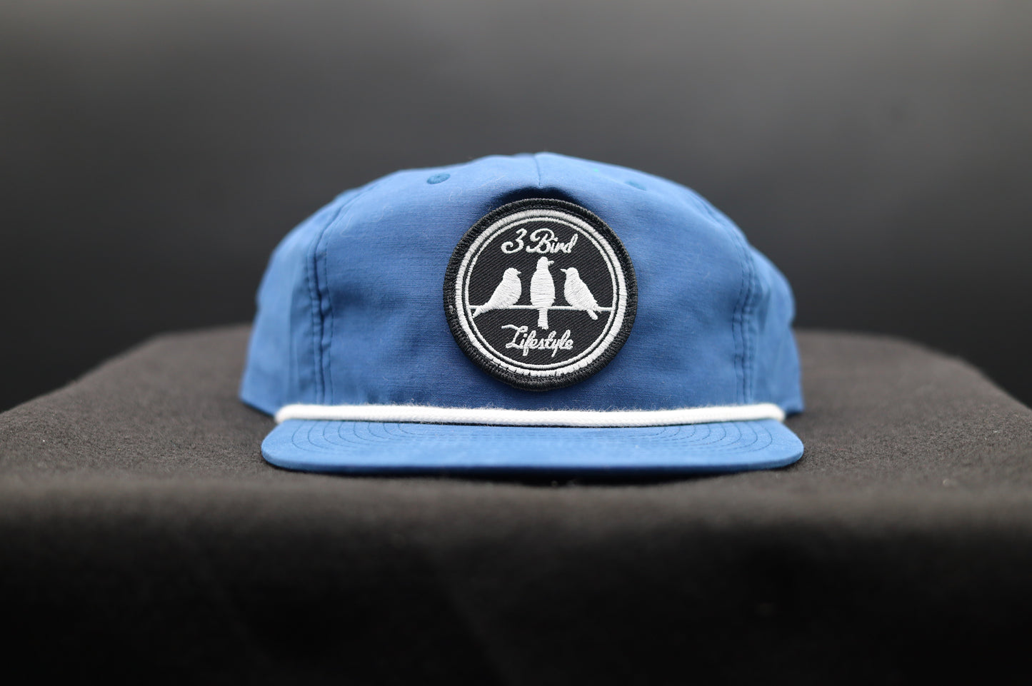 3 Bird Lifestyle Grandpa Rope Hat
• Blue With White Rope • 3 Bird Lifestyle Patch