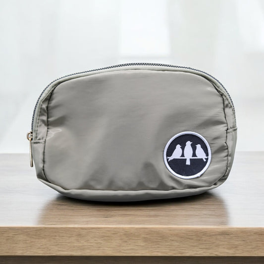 3 Bird Lifestyle Crossbody Bag• Olive & Gold • Birds Only Small Patch