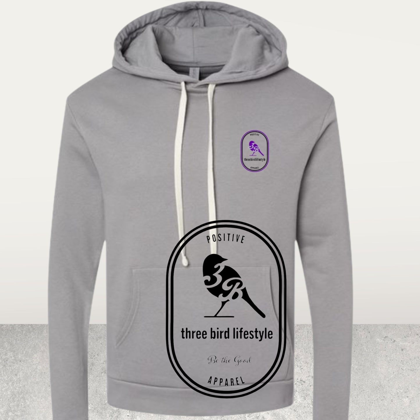 3 Bird Lifestyle Dread Head• Be Good To People For No Reason • Gray & Purple