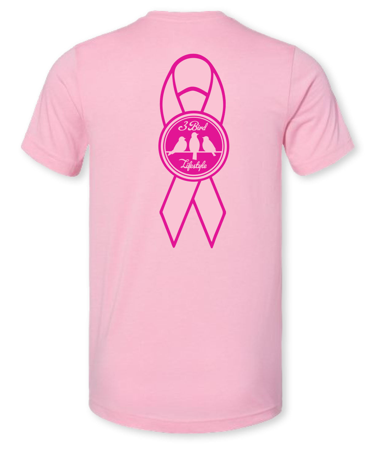 3 Bird Lifestyle • Breast Cancer Awareness • $10 from each shirt sold will be donated to the Breast Cancer Research Foundation.