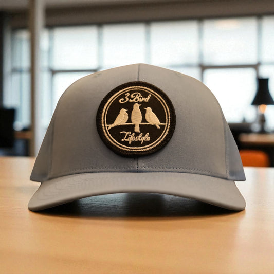 3 Bird Lifestyle Trucker Hat • Columbia Blue • 3 Birds Lifestyle Patch