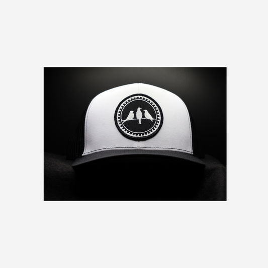 3 Bird Lifestyle Trucker Hat  • White / Black • Birds Only