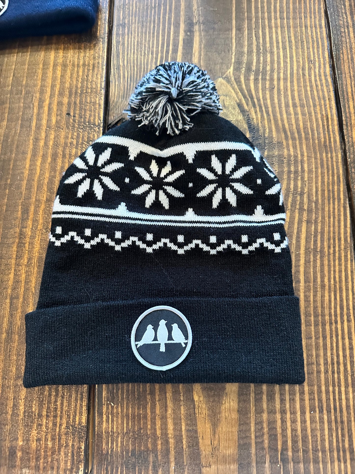3 Bird Lifestyle • Snowflake Beanie •Birds Only Small Patch