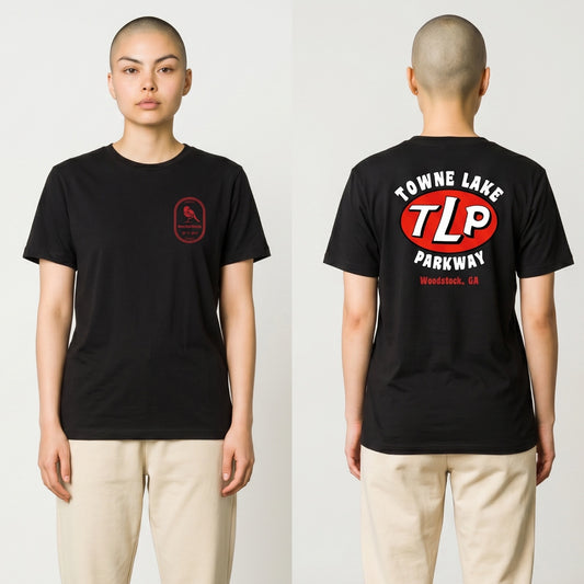 3 Bird Lifestyle T-Shirt • Hometown Tee • Black & Red