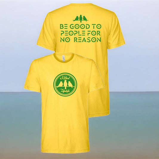 3 Bird Lifestyle T-Shirt • 3 Bird Crest • Yellow & Green